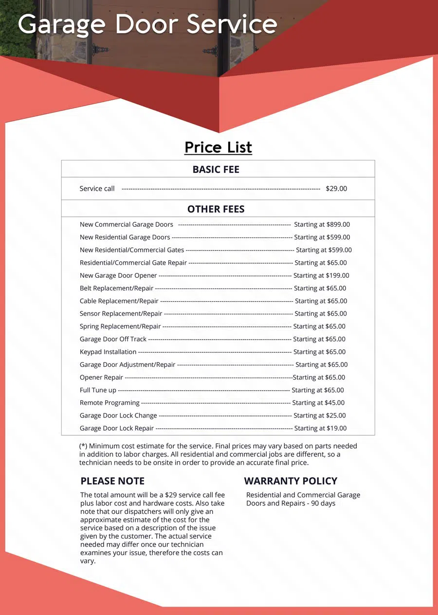 Express Garage Door Service Santa Ana, CA 714-509-5608